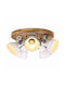 vidaXL Light fixture Ceiling Mount Light 50cm Bronze with Socket E27