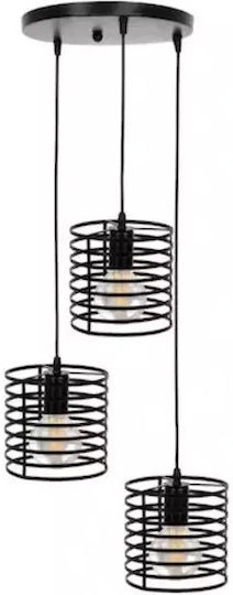 Stimeno Pendant Light Black with Socket E27