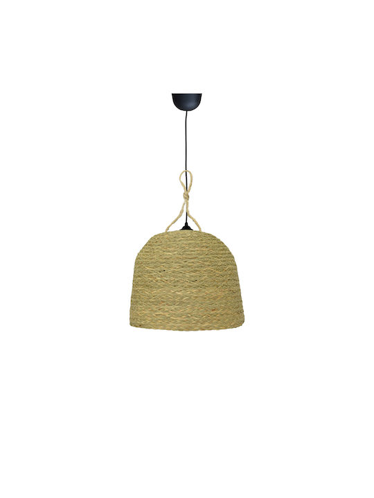 Inart Pendant Light with Warm White Light Beige