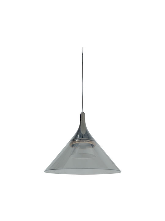 Uncle George Pendant Light Transparent Bell 19.5cm