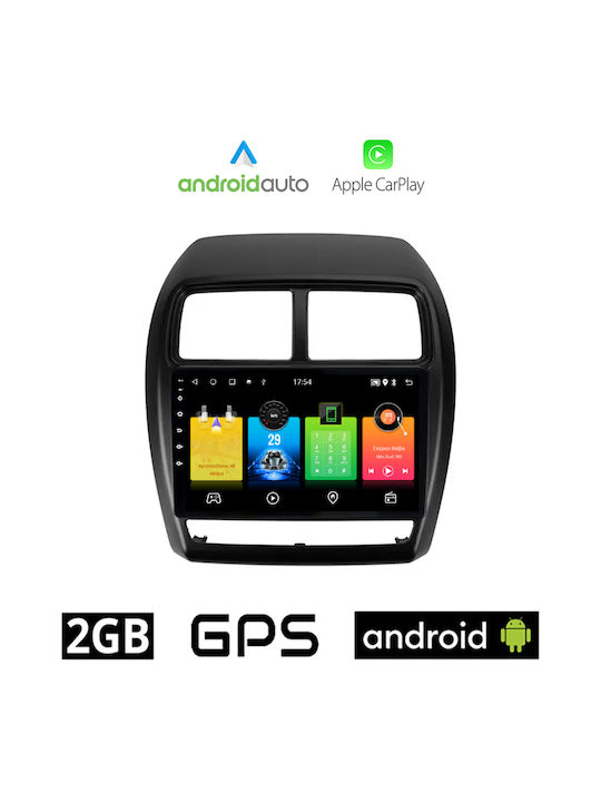 Auto-Audiosystem für Mitsubishi Asx 2020 (Bluetooth/USB/AUX/WiFi/GPS/Apple-Carplay/Android-Auto) mit Touchscreen 10"