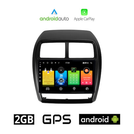 Ηχοσύστημα Αυτοκινήτου για Mitsubishi Asx 2020 (Bluetooth/USB/AUX/WiFi/GPS/Apple-Carplay/Android-Auto) με Οθόνη Αφής 10"