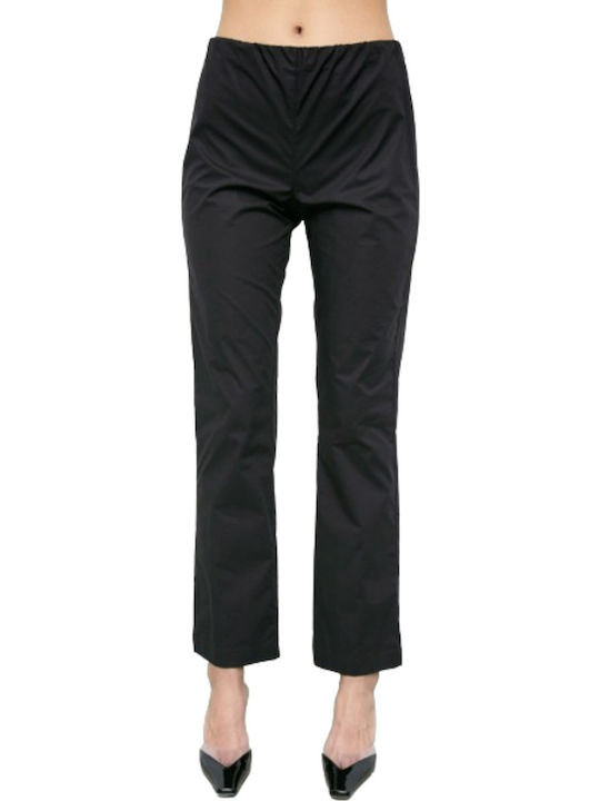 Damen Stoff Hose Black