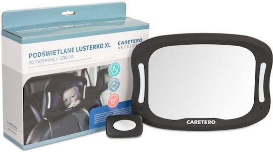 Caretero Baby Car Mirror Blackς