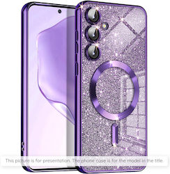 Techsuit Luxury Glitter Magsafe Iphone 15 Pro Max Deep Purple