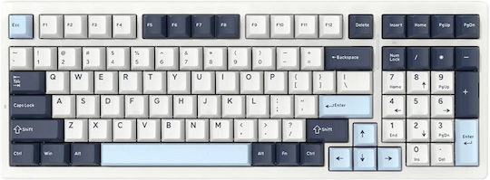VGN S99 Wireless Gaming Mechanical Keyboard with Kailh Box Ice Cream Pro switches and RGB lighting (English US) White
