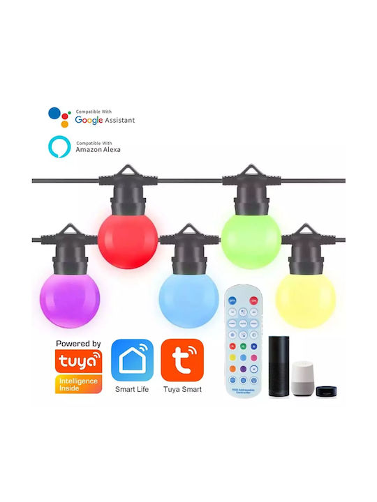 Водоустойчива Гирлянда За Осветление LED RGB