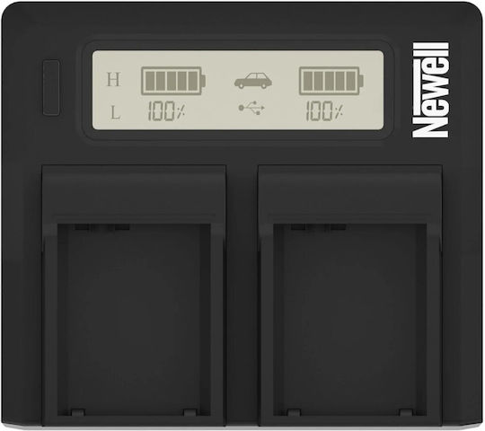 Newell Διπλός Φορτιστής Μπαταρίας Συμβατός με Panasonic