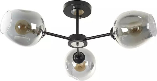 Ceiling Mount Light Silver with Socket E27