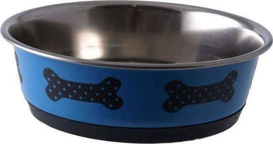 Metallic Food Bowl for Dog & Cat 600ml 21cm
