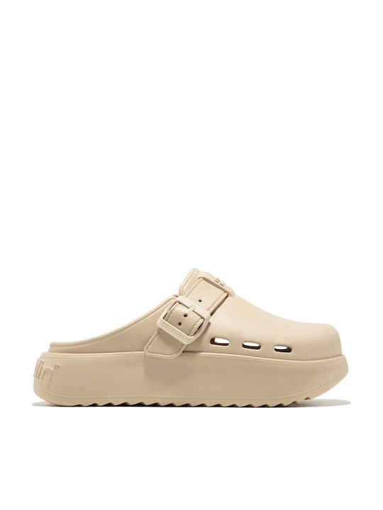 D.Franklin Sonax Holzschuhe Damen Beigen D.Franklin Sonax Holzschuhe Damen Beigen