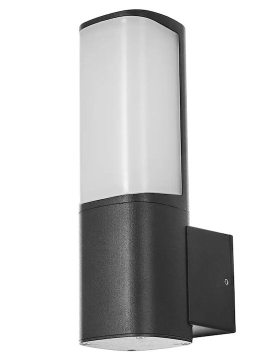 Lumină de exterior montată pe perete LED 12W cu Alb Natural Lumină