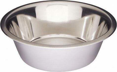 Barry King Metallic Bowl Food for Dog 1.8lt 21cm in Silver Color
