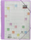 Skag Clipboard Flexible with 20 plastic sleeves Slides for Paper A4 Purple 1pcs