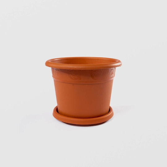 Sterk Γλάστρα Πλαστική Brown 30x30εκ.