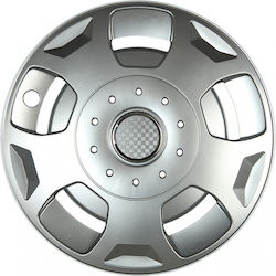 Croatia Cover Car Hubcap Set with Ford Emblem 15" 4pcs Silver /Silver