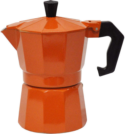 Newest Μπρίκι Espresso 6cups Πορτοκαλί