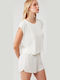 Women's Set with Shorts Ecru