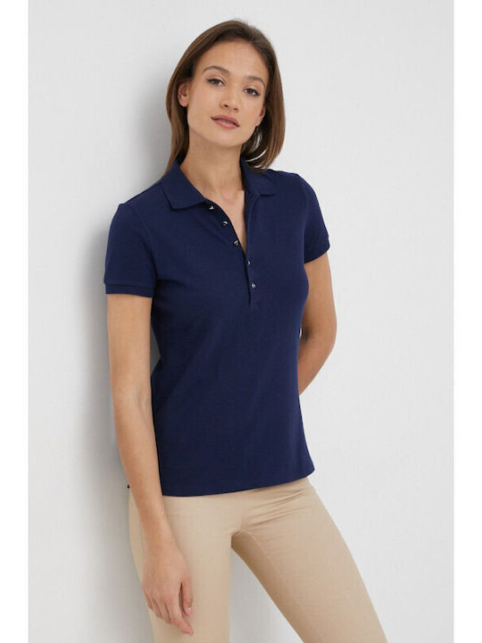Ralph Lauren Women's Polo Shirt Short Sleeve Navy