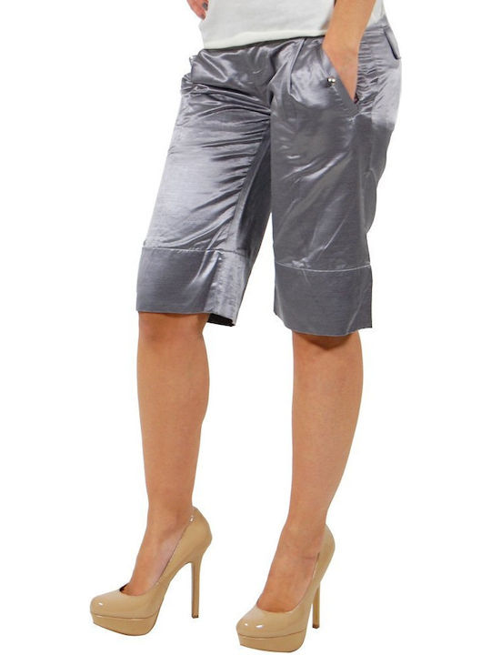 JLo 122013180 Women's Bermuda Shorts Grey