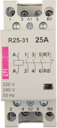 ETI Διακόπτης Ράγας 230V 25A