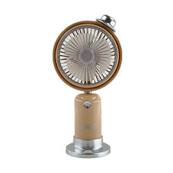 Andowl USB Handheld Fan Beige QF2321B