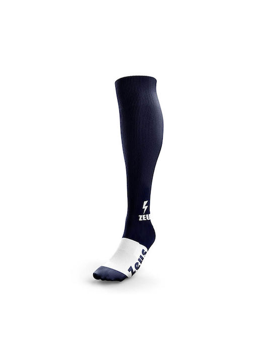 Zeus Football Socks Navy Blue 1 Pair