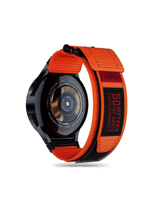 Tech-Protect Scout Pro Armband Stoff Orange (Samsung Galaxy Watch 4/5/5 Pro/6)