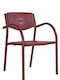 Καρέκλα Εξωτερικού Χώρου Μεταλλική Orlando Bordeaux 59x55x79εκ.