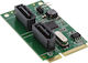 InLine Κάρτα PCIe σε θύρα SATA / RAID / SATA III / Mini PCI
