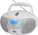 Sencor Tragbares Radio-CD-Spieler mit Radio USB Bluetooth Transparent