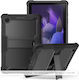 Techsuit Flip Cover Rezistentă Negru Samsung Galaxy Tab S6 Lite 10.4 P610/P615