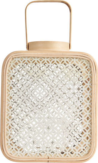 Arpimex Srl Laterne Bamboo Beige 20.5x15x24cm 1Stück