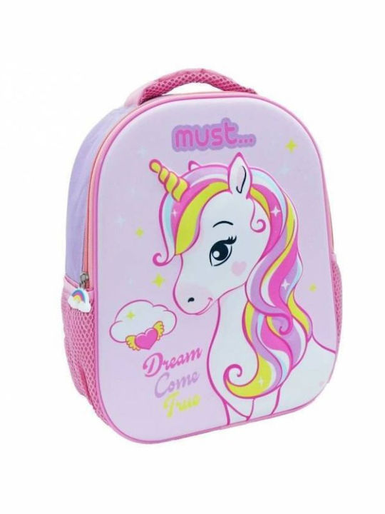 Must 3d Eva Schulranzen Rucksack Kindergarten in Rosa Farbe 8Es