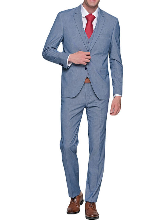 Men's Groom's Suit Raf Blue
