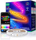 Nous Inteligent Bandă LED Wi-Fi RGB Lumină 5m Tip SMD5050