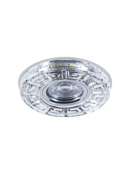 Spot Încorporat cu LED Integrat și Lumină Alb Natural Transparent 1buc