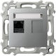 Ospel Single Network Socket RJ45 Without Frame Type Cat5e in Silver Color GPK-1Z/K/m/18