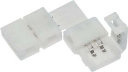 Gtv Гънков Конектор за LED Ленти LD-ZTKT10MM-02N