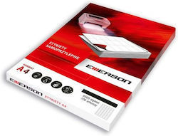 Emerson Selbstklebende A4-Etiketten 64x33.8mm