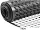 Kunststoff-Balkonnetz Höhe 1,2m Grau Preis pro Meter 18350 18350