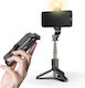 Techsuit Selfie Stick με Bluetooth / Τηλεχειριστήριο Μαύρο