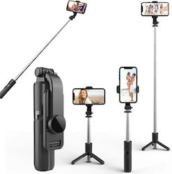 Techsuit Selfie Stick με Bluetooth Μαύρο