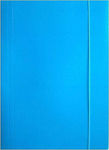 Ziemia Obiecana Folder with Ears for Paper A4 Blue