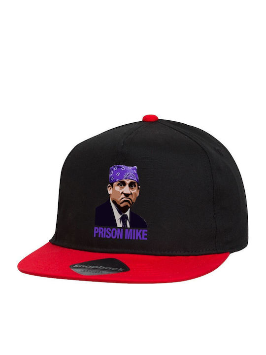 Beechfield Kids' Hat Jockey Fabric Prison Mike The Office Black