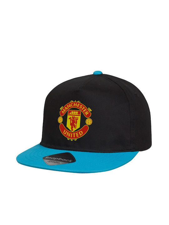Beechfield Παιδικό Καπέλο Υφασμάτινο Manchester United F.c. Μαύρο