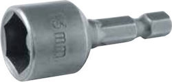 Modeco Magnetische Nüsse Sechskant mit Vierkant-Antrieb 1/4" Set 20Stück
