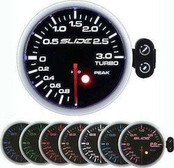 Slide Car Clock, Barometer, Fuel Pressure, Oil Temperature and Oil Pressure Analog Instrument 52mm