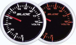 Slide Uhr, Spannungsmesser, Öldruck, Kraftstoffdruck und Öltemperatur Für das Auto 52mm