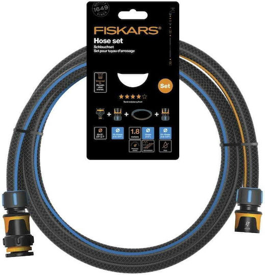 Fiskars Hose Watering Set 1/2" 1.8m